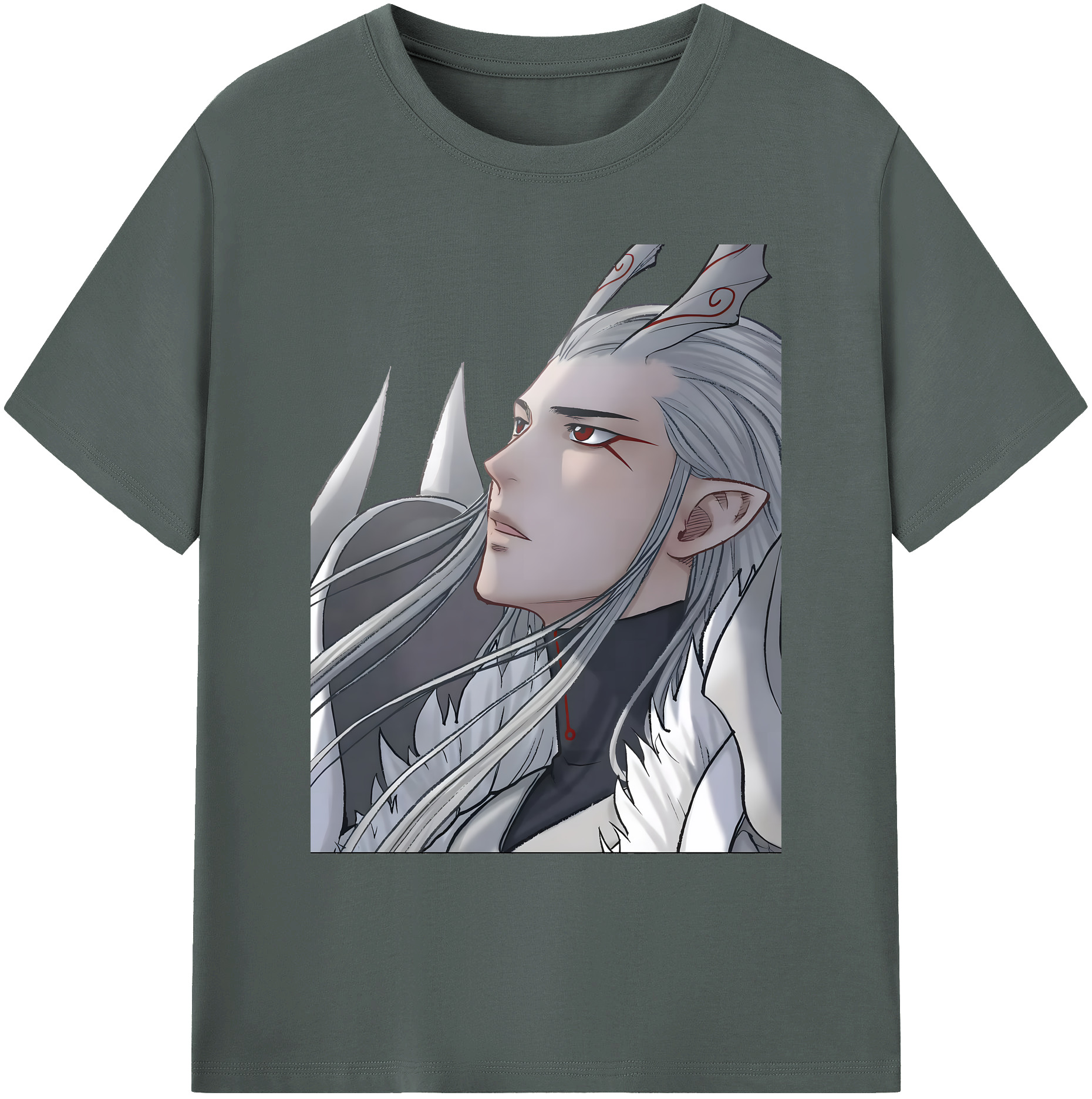 （画像用） Ne Zha 2 ナタ 魔童の大暴れ 綿100％ メンズ半袖Tシャツ｜肌触りやわらか＆通気性